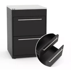 Weber Outdoorküche BBQK2 Built-in Kitchen- 2MOD SB- SPIRIT -Camping Rabatt Geschäft 2fach schubladen modul bbq outdoor kitchen anbausystem 1000 4 26105