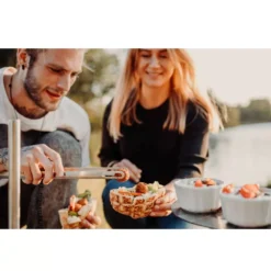 Höfats BBQ-Tool-Set, 3-teilig -Camping Rabatt Geschäft 3teiliges grillbesteck set hoefats edelstahl grillzange mit schraeg gestellten flanken fuer sicheres greifen 1000 6 27422