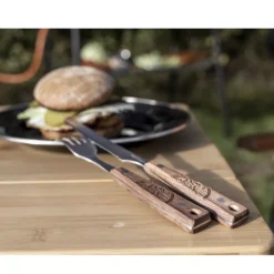 Campingbesteck Petromax 5-teiliges Besteck-Set -Camping Rabatt Geschäft 5teiliges besteck edelstahl einfache reinigung echtholz breite klinge abgerundete form petromax camping geschirr 1000 6 26176