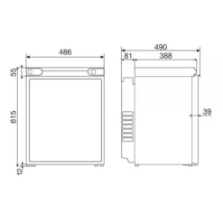 Absorber-Kühlschrank Dometic CombiCool RF 60, 30mbar 7 Absorber-Kühlschrank Dometic CombiCool RF 60, 30mbar -Camping Rabatt Geschäft absorber kuehlschrank dometic combicool rf 60 30mbar campingkuehlschrank masse 1000 3 5223