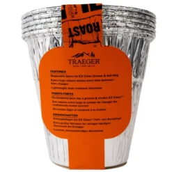 Einlage Für Fett- Und Aschetopf Traeger EZ-Clean, 5er-Pack -Camping Rabatt Geschäft alu einweg einlage ez clean fett aschetopf traeger grillzubehoer 1000 1 24628