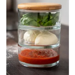 Ooni Stapelgefäss-Set -Camping Rabatt Geschäft aufbewahrungs stapelgefaess glas set ooni zubehoer glasbehaelter 1000 5 25116