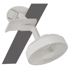 Wiederaufladbarer Campingventilator Eurotrail Clip-Lüfter Mit Licht -Camping Rabatt Geschäft befestigungsklammer eurotrail wiederaufladbarer weisser campingventilator clip luefter 1000 5 23740