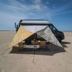 Camping-Sonnensegel Bent TC Zip Canvas Scandinavian, Design: Misty Rose -Camping Rabatt Geschäft bent sonnenschutz sonnensegel tc zip canvas scandinavian verschiedene designs 1000 2 28559