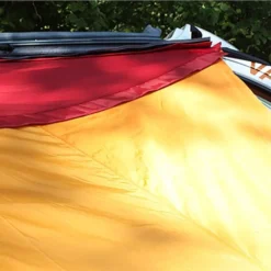 Camping-Sonnensegel Bent TC-Zip Protect Canvas, Design: Barbados Cherry -Camping Rabatt Geschäft bent sonnensegel canvas mehrere segel miteinander verbinden sonnenschut z uv faktor 60 1000 4 28564