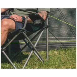 Campingstuhl Outwell Catamarca, Schwarz -Camping Rabatt Geschäft bequeme armlehne outwell stuhl catamarca 1000 7 27860