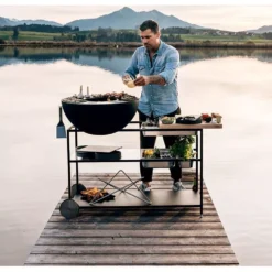 FIRE KITCHEN Mit BOWL 70 Plancha-Grillset Tief -Camping Rabatt Geschäft buchenholz arbeitsplatte fire kitchen hoefats mit bowl 70 plancha grill set mobile aussenkueche 1000 4 26346