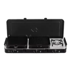 Campingkocher Cadac Dometic 3 Cook Turbo FFD Deluxe, 50 Mbar -Camping Rabatt Geschäft cadac dometic 3 cook turbo ffd deluxe 3flammig inklusive topfstaender 3 27803