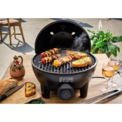 Tragbarer Elektrogrill Cadac Dometic E-Braai 40, Black | Ausstellungsstück -Camping Rabatt Geschäft cadac dometic e braai 40 black mobiler elektrogrill tischgrill 1000 5 28718