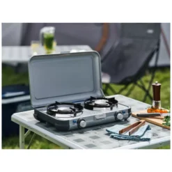 Campingkocher Campingaz Camping Kitchen 2 Grill & Go CV -Camping Rabatt Geschäft camping gaskocher campingaz camping kitchen 2 grill and go cv 1000 14 24718