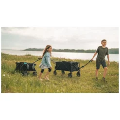 Bollerwagen Outwell Cancun Transportwagen -Camping Rabatt Geschäft camping leiterwagen outwell cancun schwarzer faltbarer transporter 1000 8 27825