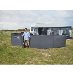 Windschutztür Isabella Für Mega Granite Sichtschutz -Camping Rabatt Geschäft camping windschutzwand isabella mega granite 690 cm sichtschutz 6 teilig 1000 2 20028