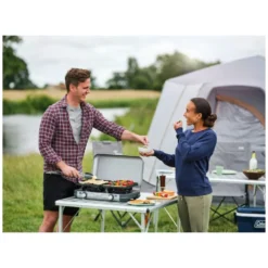 Campingkocher Campingaz Camping Kitchen 2 Grill & Go CV -Camping Rabatt Geschäft campingaz camping gasgrill camping kitchen 2 grill and go cv gaskocher 1000 18 24718