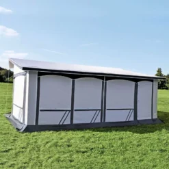 Freistehendes Dauervorzelt Frankana Freiko Allgäu | Tiefe 300 Cm -Camping Rabatt Geschäft dauerstandvorzelt frankana freiko allgaeu teilvorzelt wohnwagen vorzelt freistehend 900 3 26316