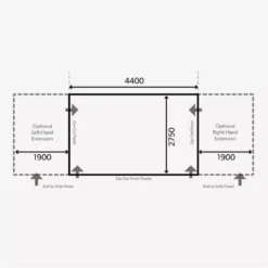 Aufblasbares Wohnmobilvorzelt Dometic Club Air Pro 440 M -Camping Rabatt Geschäft dometic club air pro 440 m grundflaeche masse luftvorzelt 1000 8 21826