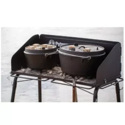 Grosser Feuertopf-Tisch Petromax Fe90 -Camping Rabatt Geschäft draussen grillen kochen petromax grosser feuertopf tisch stahl fe90 windschutz 1000 6 25959