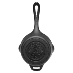 Gusseisen Petromax Kasserolle Kr1, Volumen 1 Liter -Camping Rabatt Geschäft dutch oven petromax campingzubehoer kasserolle kr1 stielgriff ausgiesser aroma profil innenseite 1000 4 26583