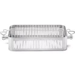 Napoleon Edelstahl-Grillkorb Für Drehspiess, Einstellbar -Camping Rabatt Geschäft edelstahl grillkorb napoleon fuer drehspiess grillzubehoer 1000 1 24556