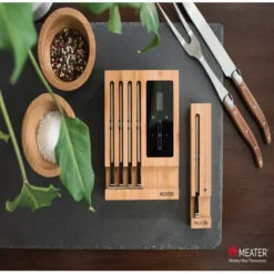 Kabelloses Grillthermometer Traeger MEATER Block -Camping Rabatt Geschäft edelstahl keramik thermometer grillzubehoer meater block traeger 1000 3 23664