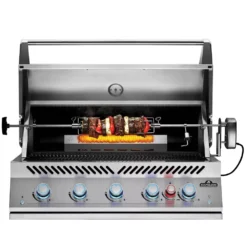 Einbau-Gasgrill Napoleon Integrierter 38 RB Der Serie 700 Inklusive Drehspiess Und Innenbeleuchtung -Camping Rabatt Geschäft einbau gasgrills napoleon 700er serie 38rb edelstahl propangas rotisserie mit motor 1000 6 26065