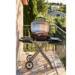 Mobiler Elektrogrill Napoleon Electric TravelQ PRO285EX Mit Klappbaren Wagen -Camping Rabatt Geschäft elektrogrill napoleon travelq pro285ex grillwagen outdoor grill abnehmbare seitentische 1000 8 27759