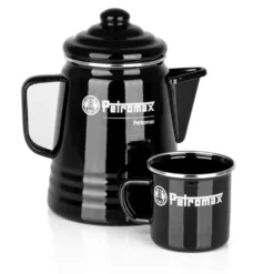 Tee- Und Kaffee-Perkolator Petromax Perkomax, Schwarz -Camping Rabatt Geschäft emailiertes camping geschirr petromax perkolator schwarz espressokocher 1000 3 26170