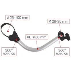 Fahrradhalter Fiamma Bike-Block Pro 4, Blau -Camping Rabatt Geschäft fahrradhalter fiamma carry bike bike block pro 4 blau fahrradtraeger velotraeger durchmesser 1000 2 11242