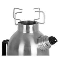 Petromax Edelstahl-Feuerkanne, 1,5 Liter -Camping Rabatt Geschäft feuerkanne als wasserkocher oder campingkocher mit kochaufsatz petromax mit dampfpfeife 1000 5 26194