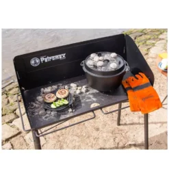 Grosser Feuertopf-Tisch Petromax Fe90 -Camping Rabatt Geschäft feuertopftisch petromax unterwegs kochen mit gusseisentoepfen arbeitsflaeche arbeitsflaeche 45 auf 90cm 1000 4 25959