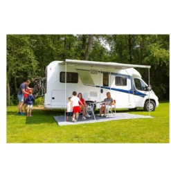 Markise Fiamma F45L 450, Tuch: Royal Grey, Gehäuse: Polar White -Camping Rabatt Geschäft fiamma fiammastore markise f45l wohnwagen wohnmobile bus presto fix 1000 7 25661