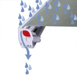 Kurbelmarkise Fiamma F45S 375, Tuch: Royal Grey, Gehäuse: Titanium -Camping Rabatt Geschäft fiamma markise fiammastore sonnenmarkise wandmarkise sonnenstore zum kurbeln regenrinne frontblende 1000 6 21393