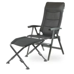 Beinauflage Westfield Oblige, Grau Meliert -Camping Rabatt Geschäft fussauflage bein ablage westfield avantgarde oblige fuer campingstuhl noblesse deluxe charcoal 1000 2 26150