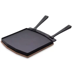 Ooni Doppelseitige Grillpfanne Aus Gusseisen -Camping Rabatt Geschäft gallte seite fuer fajitas spiegeleier gusseisen grillpfanne doppelseitig abnehmbare griffe ooni 1000 2 25105