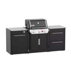 Weber Outdoorküche BBQ-Kitchen 231, 2er Set Für Genesis S-335 Mit Seitenkocher -Camping Rabatt Geschäft gas grillkueche weber bbq kitchen 231 2er set genesis s 335 draussen grillen outdoor kitchen 1000 2 26572