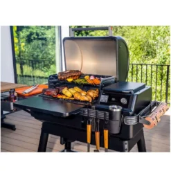 Pellet-Smoker Traeger Ironwood International + Pelletsensor -Camping Rabatt Geschäft grillen auf zwei ebenen ironwood international traeger holzpelletgrill 1000 11 24771