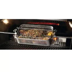 Napoleon Edelstahl-Grillkorb Für Drehspiess, Einstellbar -Camping Rabatt Geschäft grillen grillzubehoer napoleon edelstahl grillkorb drehspiess 1000 4 24556