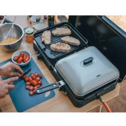 Cadac Dometic Universal Deckel -Camping Rabatt Geschäft grillgut vor unwelteinfluessen schuetzen cadac dometic universal aluminium deckel 1000 3 26220