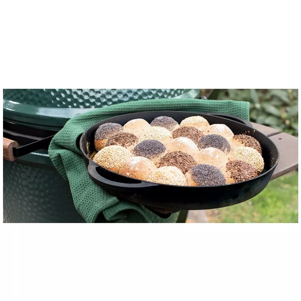 Gusseisenpfanne Big Green Egg Cast Iron Skillet, 2XL, XLarge, Large 2 Gusseisenpfanne Big Green Egg Cast Iron Skillet, 2XL, XLarge, Large – Bild 2