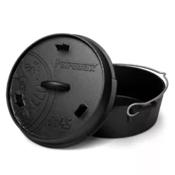 Dutch Oven Petromax Feuertopf Ft4.5-t Planer Boden, Gusseisentopf, Ø 22 Cm -Camping Rabatt Geschäft gusseisentopf planer boden petromax ft4 5 t deckel als servierplatte oder pfanne nutzbar fuer 2 bis 5 personen 1000 1 24496