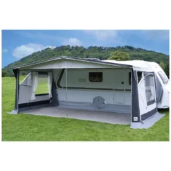 Vorzelt Hahn Zelte Bornholm 280 | 25er Stahl -Camping Rabatt Geschäft hahn zelte bornholm 280 vorderwand abgenommen umlaufmassvorzelt 1000 6 27654