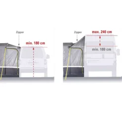 Buszelt High Peak Riva 2.0 -Camping Rabatt Geschäft high peak freistehendes busvorzelt riva20 anschlusshoehe campingfahrzeuge 1000 6 22624