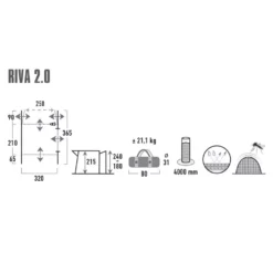 Buszelt High Peak Riva 2.0 -Camping Rabatt Geschäft high peak riva 20 freistehendes campingbusvorzelt buszelt groesse 1000 7 22624