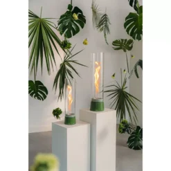 Tischfeuer Höfats SPIN Air 1200 Emaille Grün -Camping Rabatt Geschäft hoefats tischrfeuer windleuchte laterne spin air 1200 emaille gruen indoor outdoor 1000 6 28201