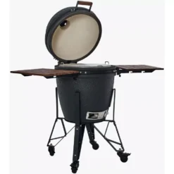 Holzkohlegrill The Bastard Urban Large Complete -Camping Rabatt Geschäft holzkohlegrill the bastard large urban complete matt schwarzer runder kamado grill geoeffnet 1000 2 22528