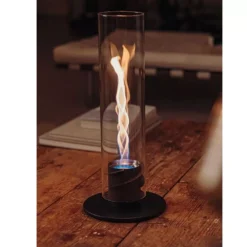 Tischfeuer Höfats SPIN 900, Schwarz -Camping Rabatt Geschäft indoor outdoor tischfeuer windlicht hoefats spin 900 bio burner fluessig brennstoff bioethanol 1000 6 25737