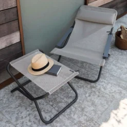 Fuss-Stütze Lafuma Next Seigle -Camping Rabatt Geschäft lafuma transabed klappstuhl next fussauflage seigle 1000 2 21229