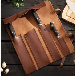 Napoleon Messertasche Aus Leder -Camping Rabatt Geschäft leder messertasche aufbewahrung bis zu 4 messern sicherer transport napoleon grillzubehoer 1000 2 24702