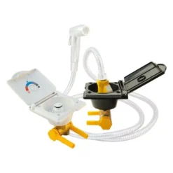 Lilie Duschanschluss Aussen, Ø 12 Mm, Weiss -Camping Rabatt Geschäft lilie duschanschluss aussen fuer warm und kaltwasser in schwarz und weiss erhaeltlich sanitaer zubehoer 1000 2 28610