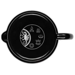 Petromax Emaille-Milchtopf, Schwarz, 1 Liter -Camping Rabatt Geschäft milchtopf petromax campinggeschirr fuer alle feuerstellen und herdarten geeignet black innenskalierung 1000 3 26168