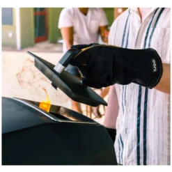 Ooni Hitzebeständige Handschuhe -Camping Rabatt Geschäft mit flanell gefuetterte lederhandschuhe ofenhandschuhe hitzebestaendig ooni zubehoer 1000 3 25302